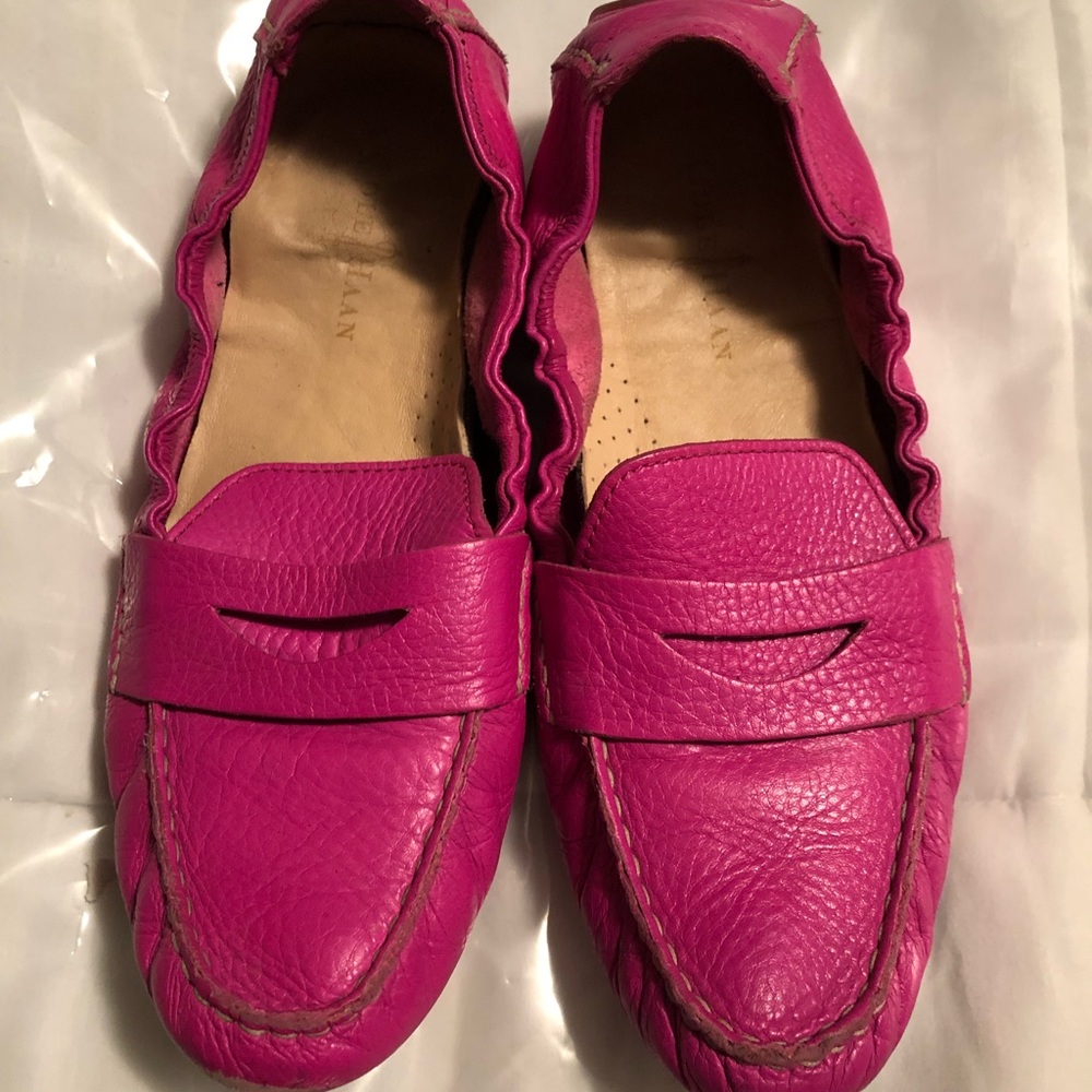Cole Haan women’s hot pink loafers